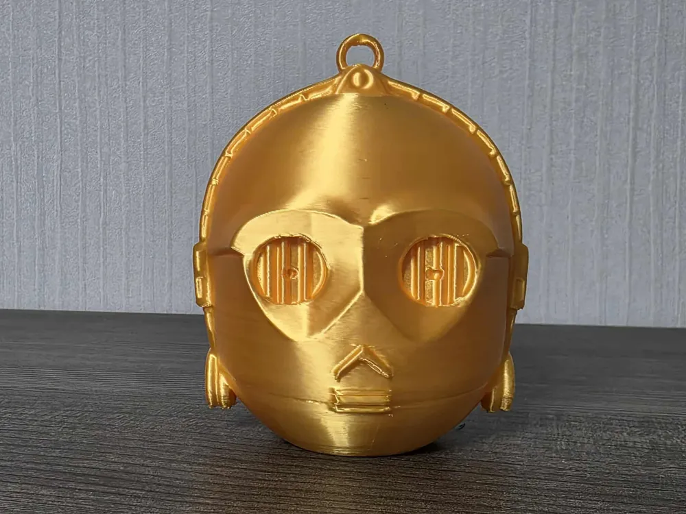 C3PO Christmas Bauble * No AMS - Free 3D Print Model - MakerWorld