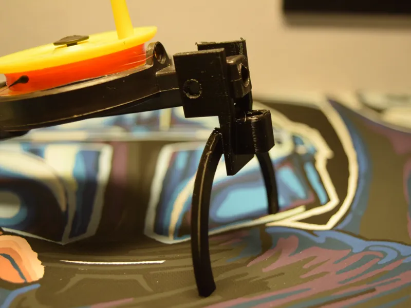 a stand for a winter fishing rod