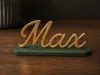 Max Name Sign normal size.