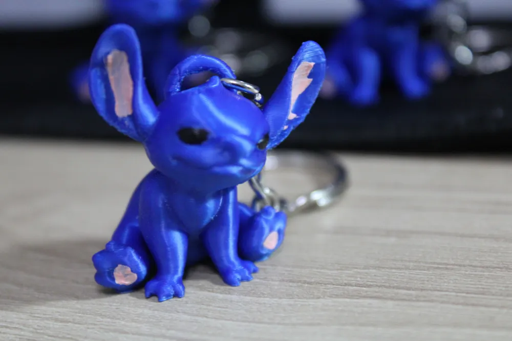 Stitch Keychain by MFacadas MakerWorld: Download Free 3D Models