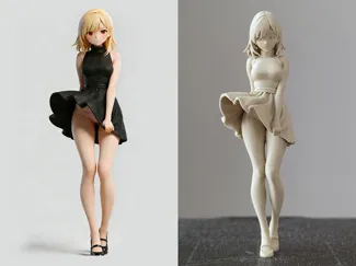 动漫女孩 手办
