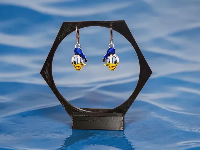 Donald Duck earrings