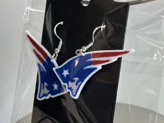 The Patriots Earrings