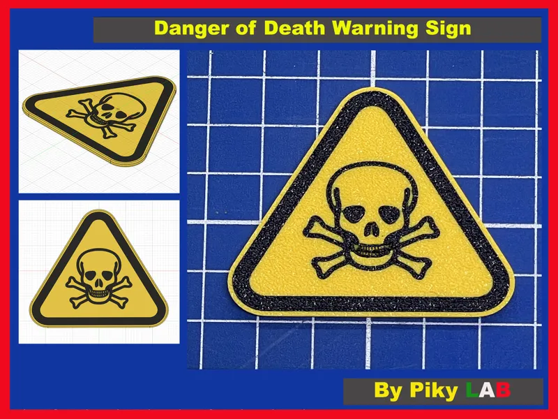 Danger of Death Warning Sign