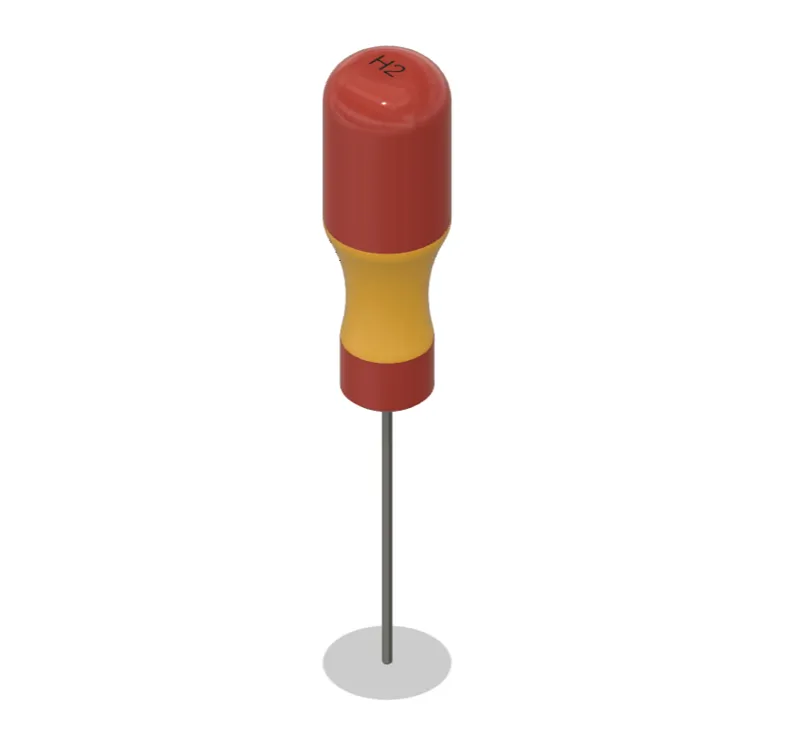 Hex key housing 2mm