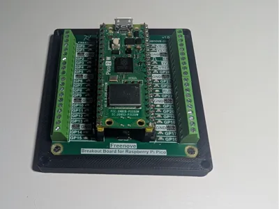 Raspberry Pi PICO Breakout Board Holder