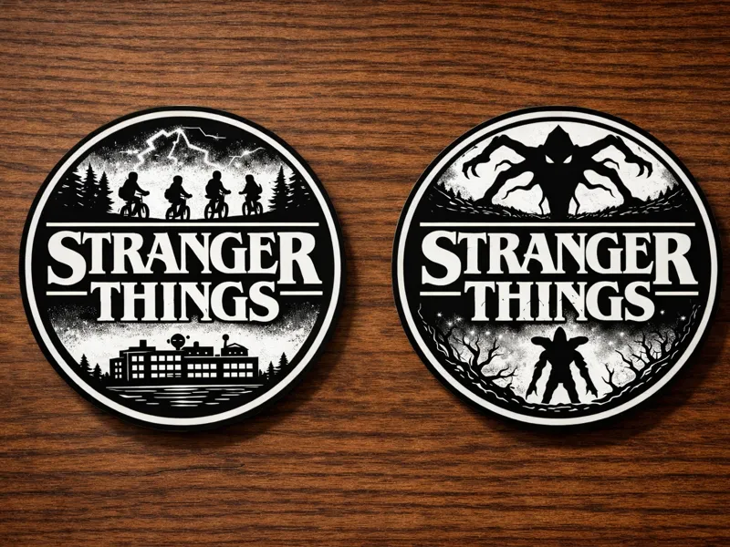 Stranger Things Reversible Coaster 