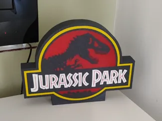Soporte Logo Jurassic Park 