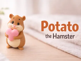 Potato The Hamster - The Way You Shine Character