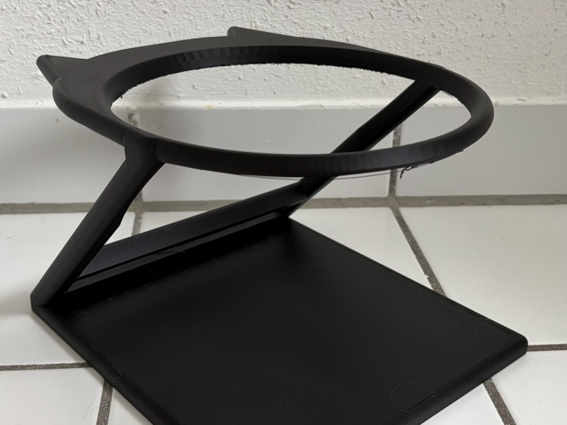 raised pet bowl for water or food