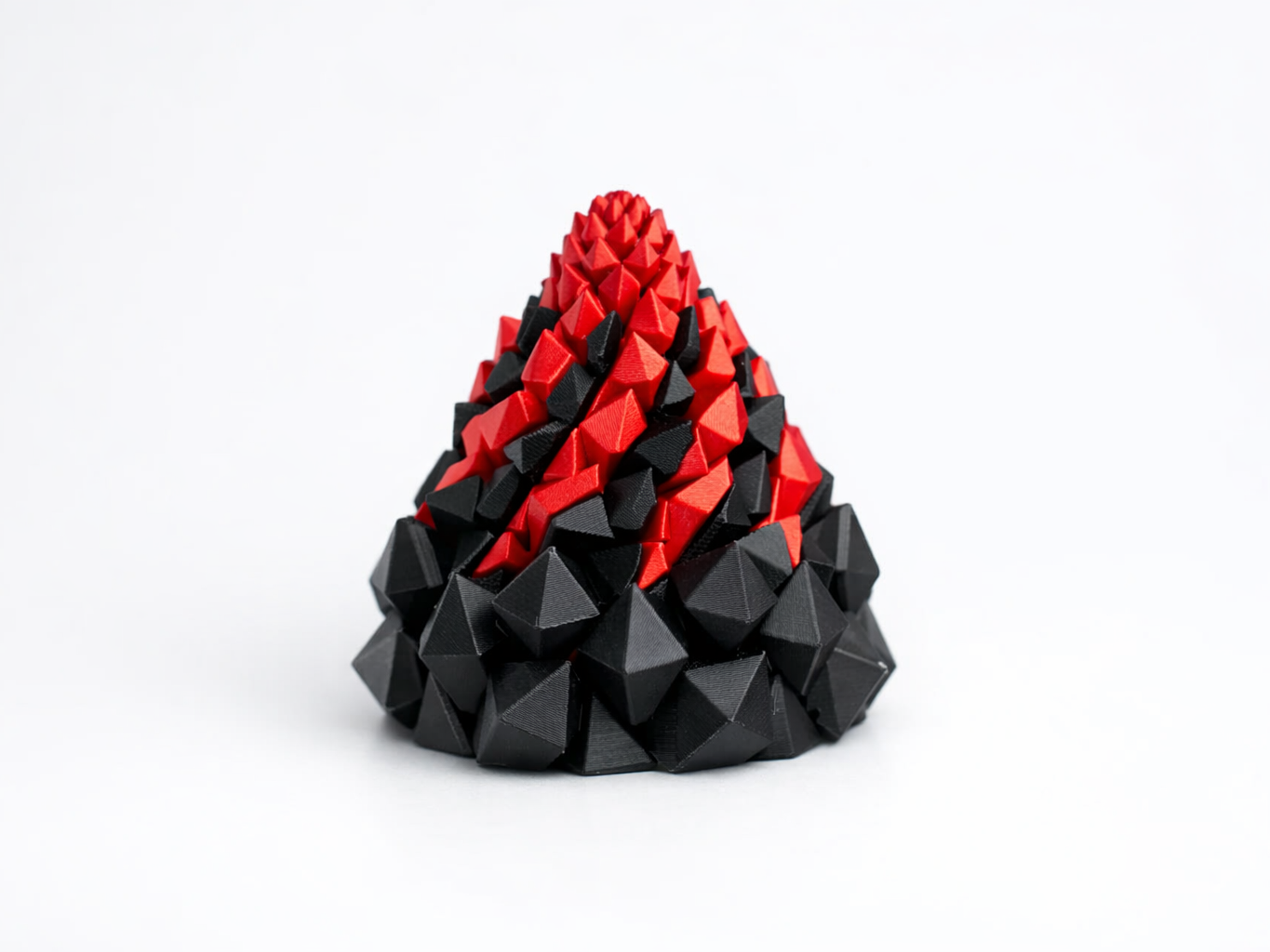 Impossible passthrough crystal cone/volcano