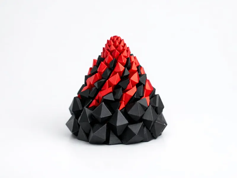 Impossible passthrough crystal cone/volcano