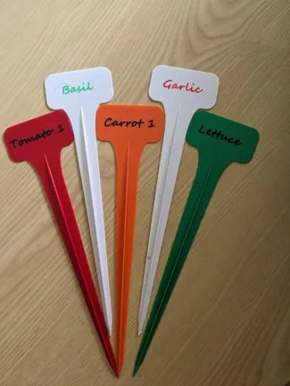 Customizable Vegetable and Garden Markers