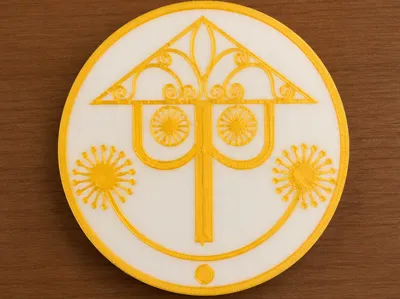 It's A Small World Clock Coaster