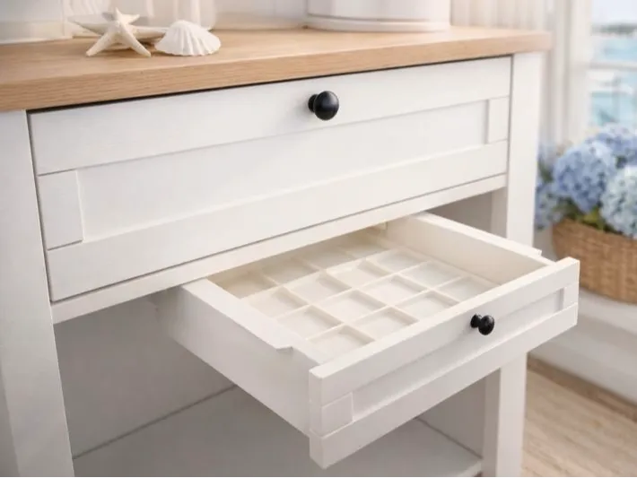 Hamptons Style Under-desk Drawer with Gridfinity