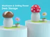 Mushroom&Smiling Flower Desk Storage
