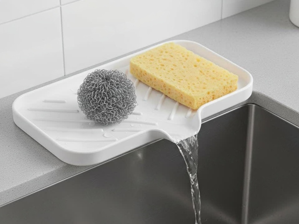 Schwamm Abtropfschale Sponge Drain Tray Organizer