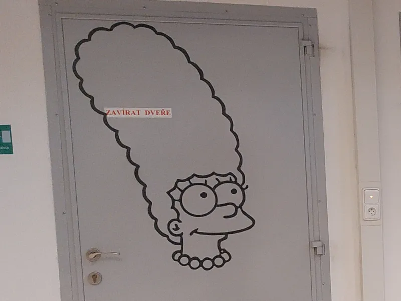 Marge Simpson flat 2D decor