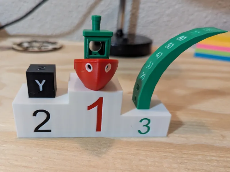 Benchy Olympic Calibration Podium