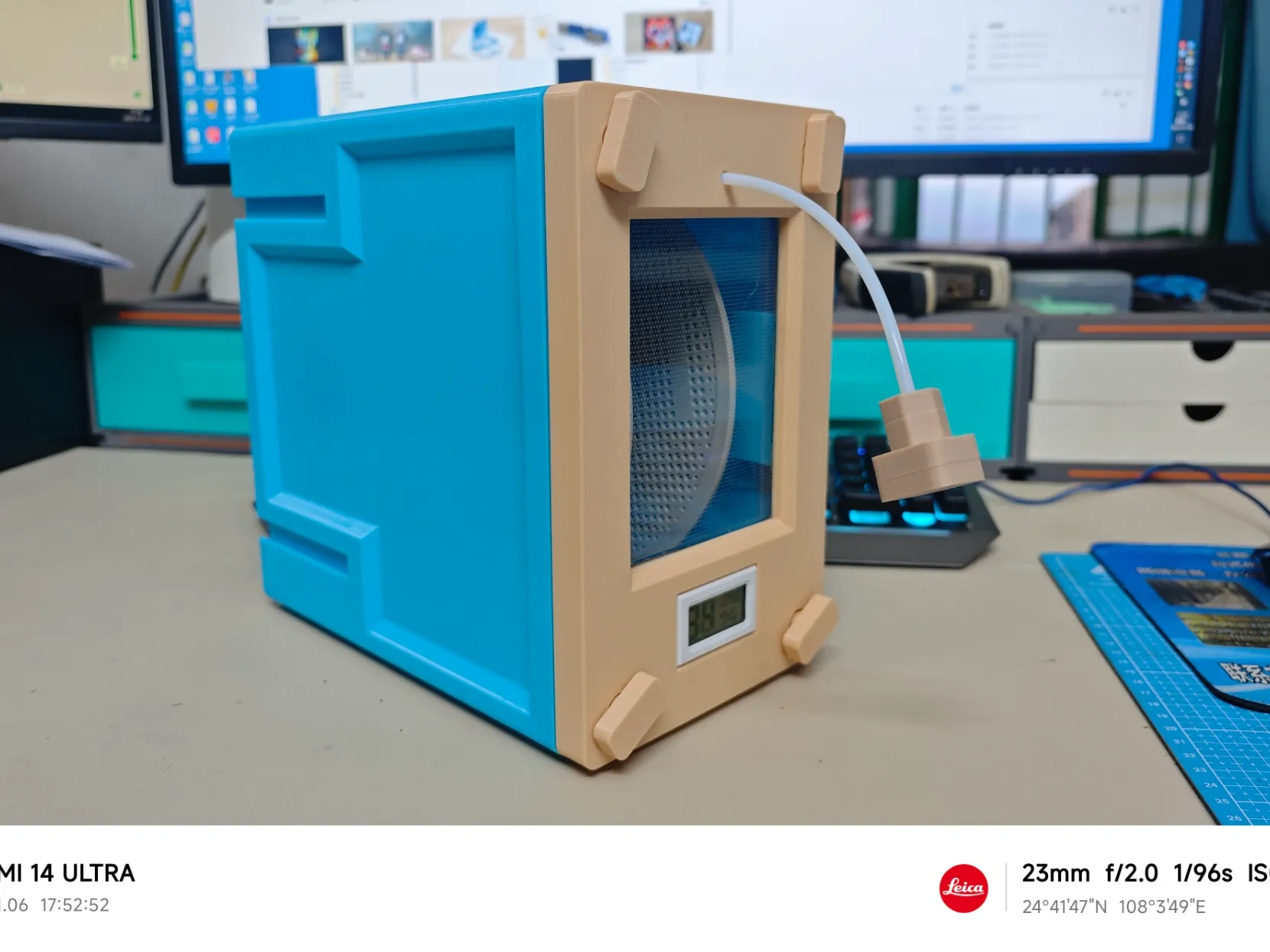 Miniatura 1 do modelo 3D 抽屉式耗材干燥箱(组合墙)
