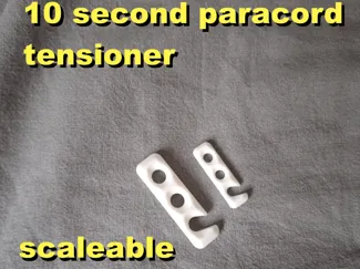 10 second Paracord rope tensioner