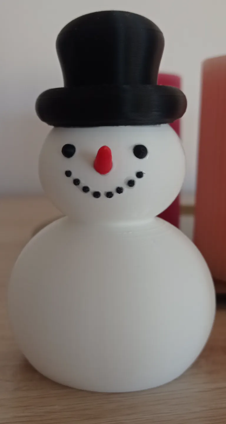 Muñeco de nieve led