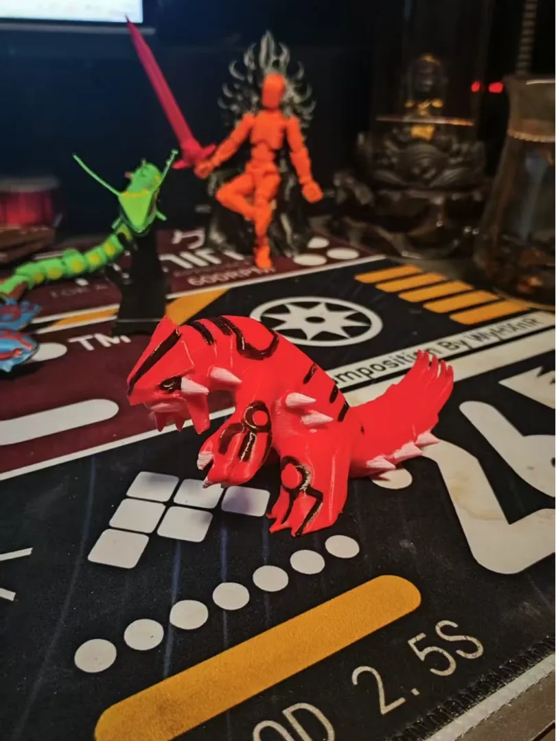 3Dプリント ポケモン-グラードン 小比例モデル - 無料3Dモデル -MakerWorld