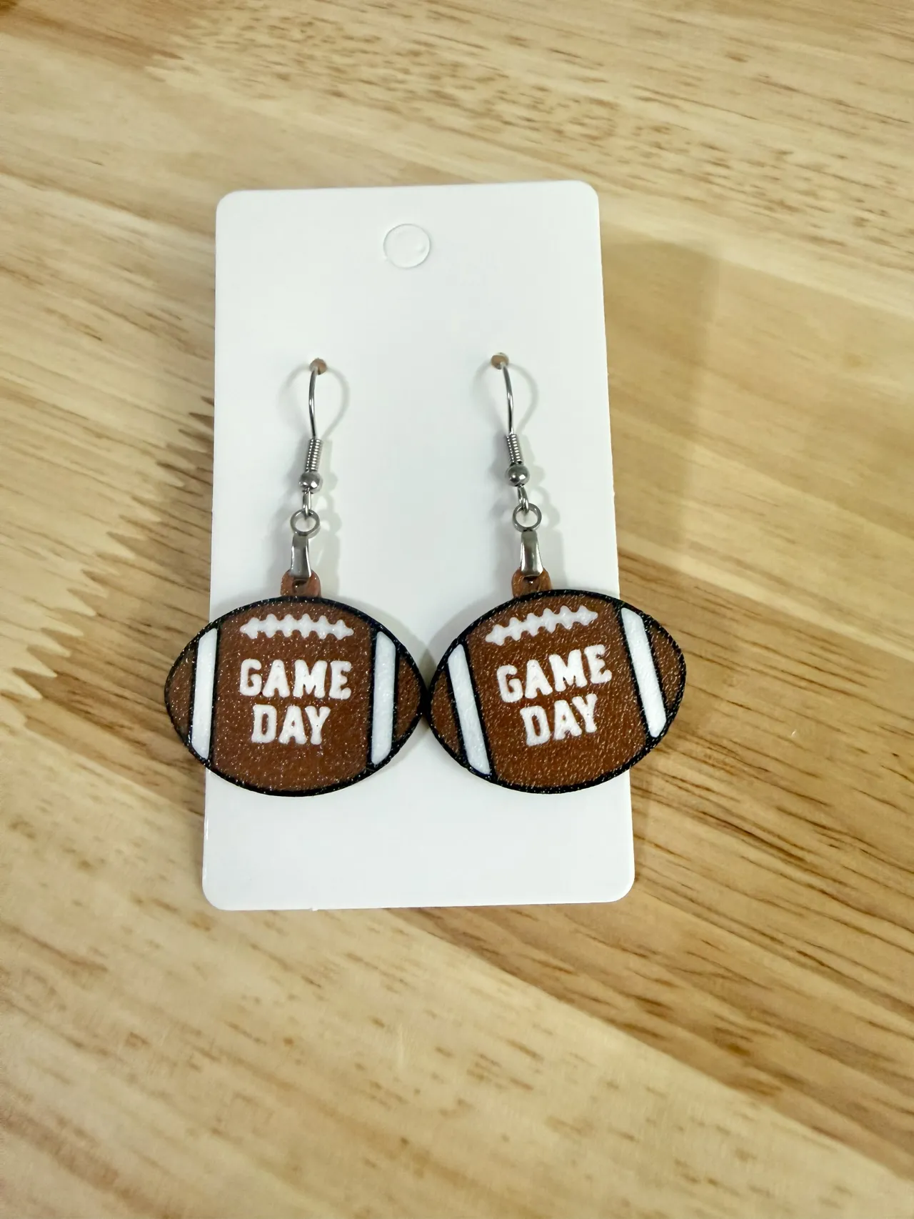 Gameday Football Earring view 2