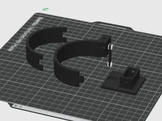 3 inches (7.62 cm) Exchaust tube bracket