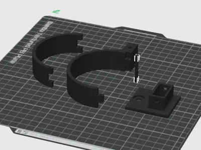 3 inches (7.62 cm) Exchaust tube bracket