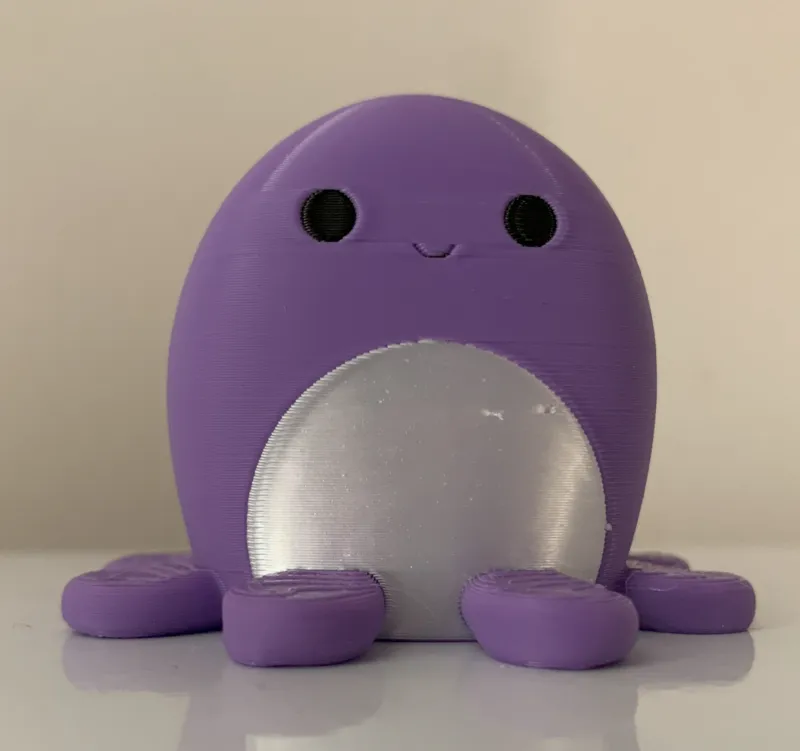 Violet Octopus Ornament