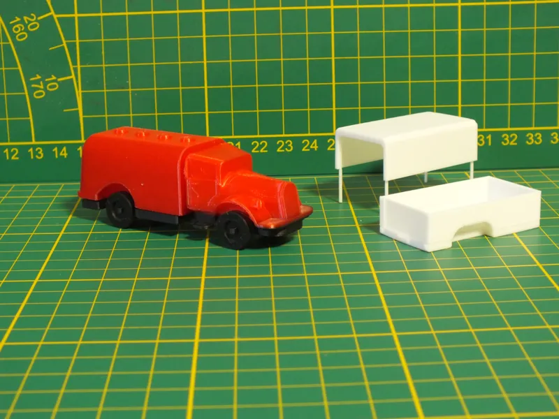 1950's Truck Scale HO 1:87 not Mercedes L315 L6600