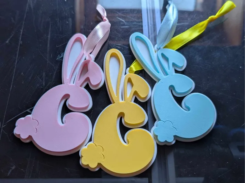 Bunny letter C