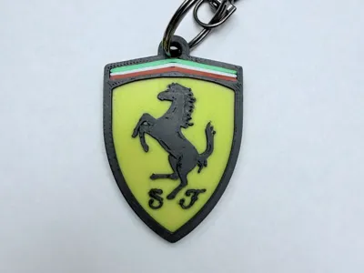 Ferrari Logo Keychain