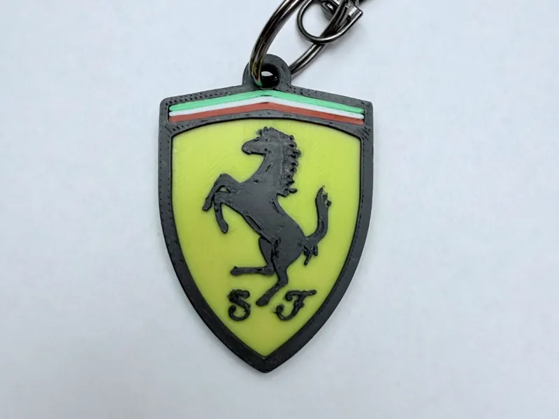 Ferrari Logo Keychain