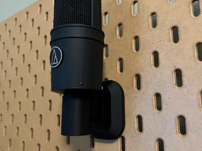 Ikea Skadis AT4033A Microphone Mount