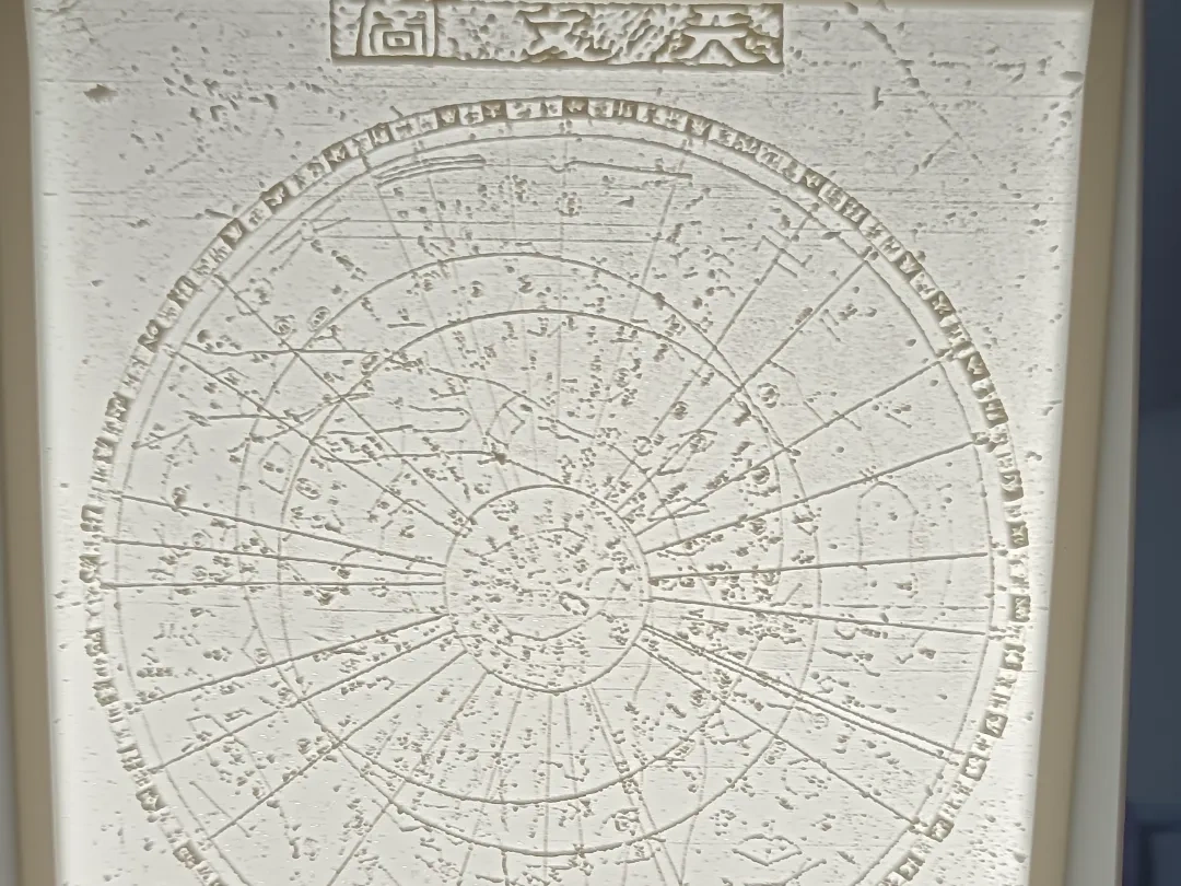 苏州石刻天文图浮雕画