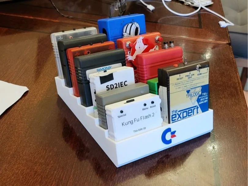 Commodore 64 Game Cartridge Display Storage Stands - Free 3D Print ...