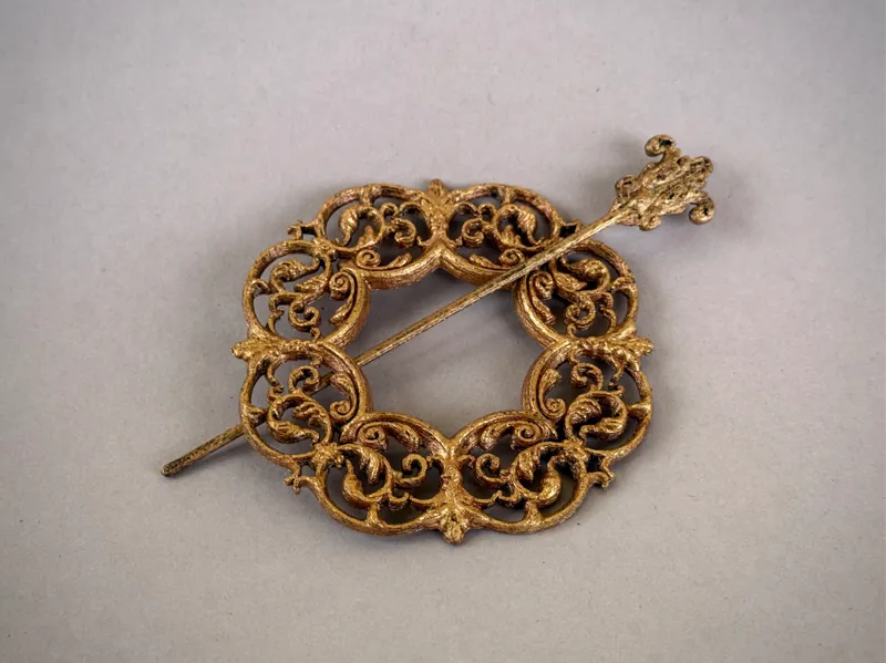 Rococo Filigree Stick Barrette (aka Chignon Slide)