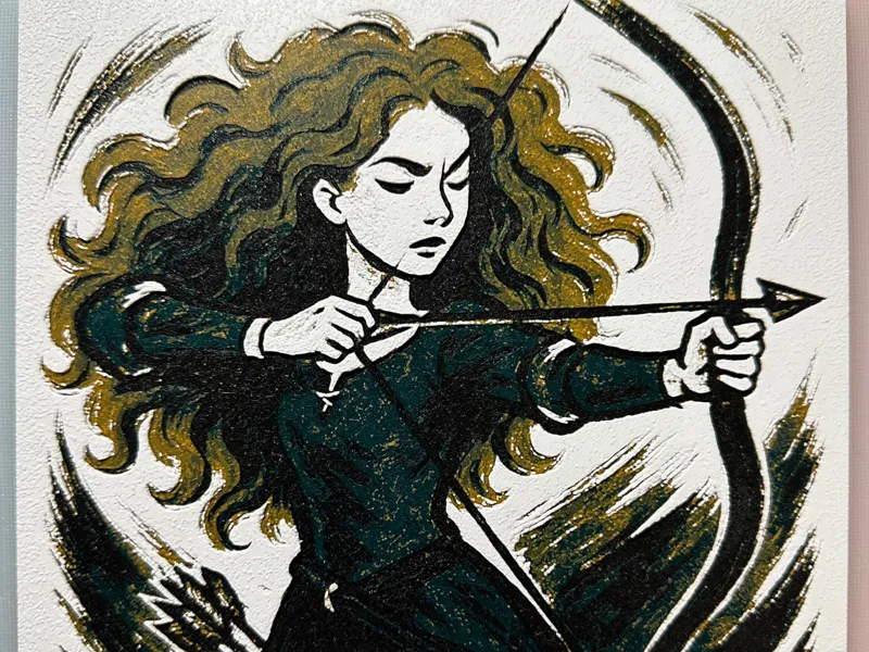 Merida from Brave Hueforge