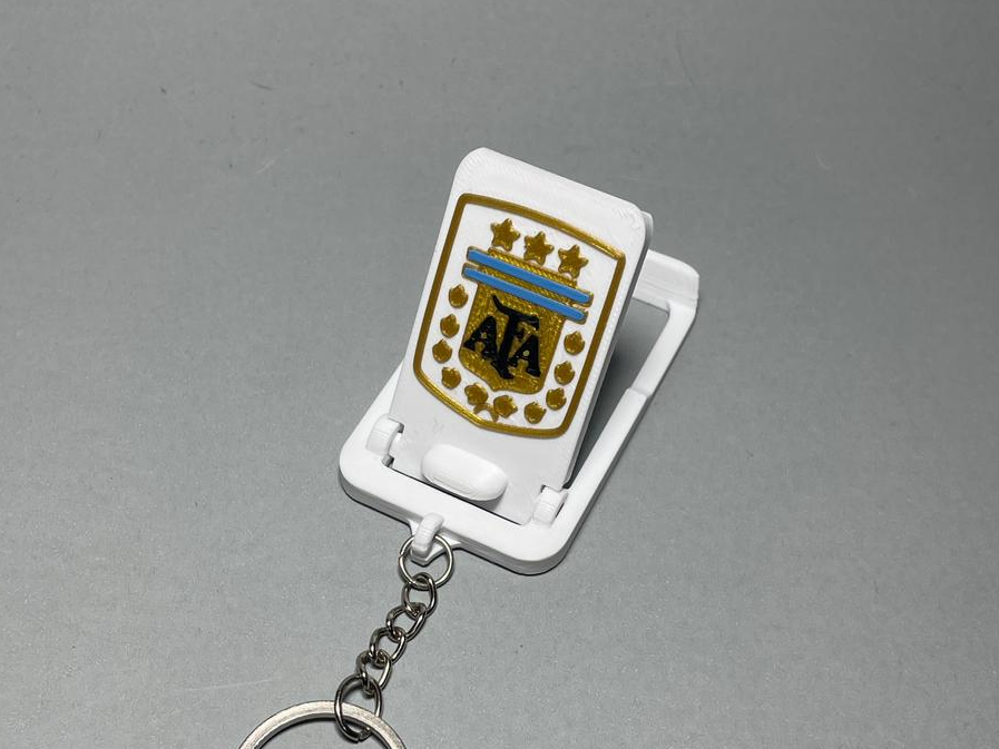 Llavero Soporte para Celular Escudo AFA|Multicolor