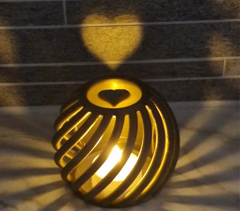 Tealight "Heart"