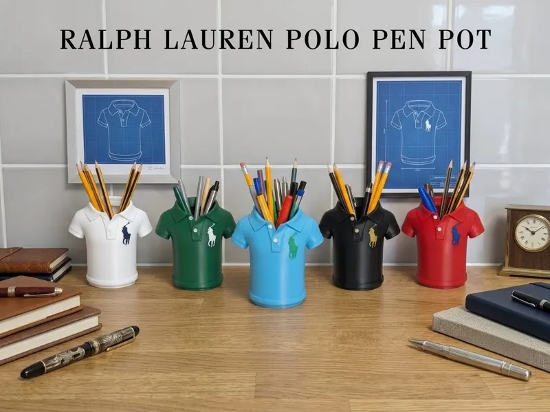 RALPH LAUREN BIG PONY POLO SHIRT PEN HOLDER