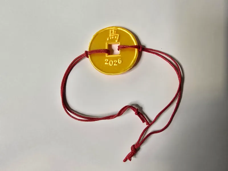 CHINESE LUCKY HORSE 2026 COIN BRACELET