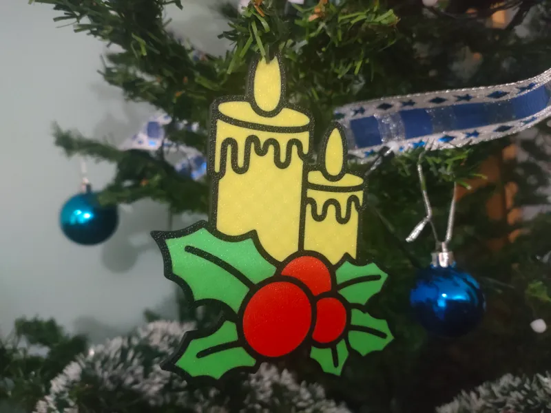 Vela Adorno Navidad