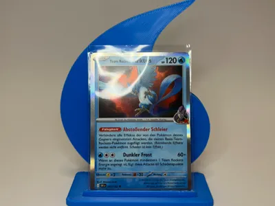 Water Type Pokemon Card Display Stand 