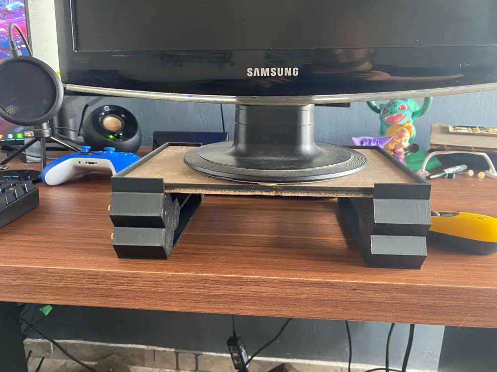 Monitor risers with drawers by Marlon Delgado - MakerWorld