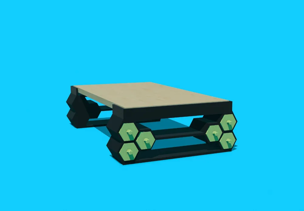 Print Minis Riser Monitor risers with drawers - Free 3D Print Model - MakerWorld