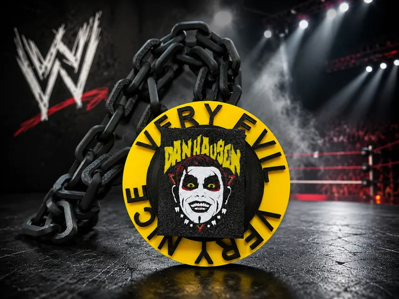 Danhausen WWE Spinning hype chain!