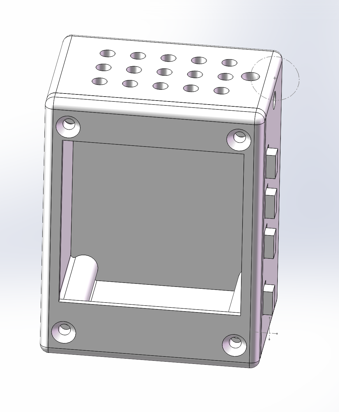 Miniatura 2 do modelo 3D 4G版小智外壳